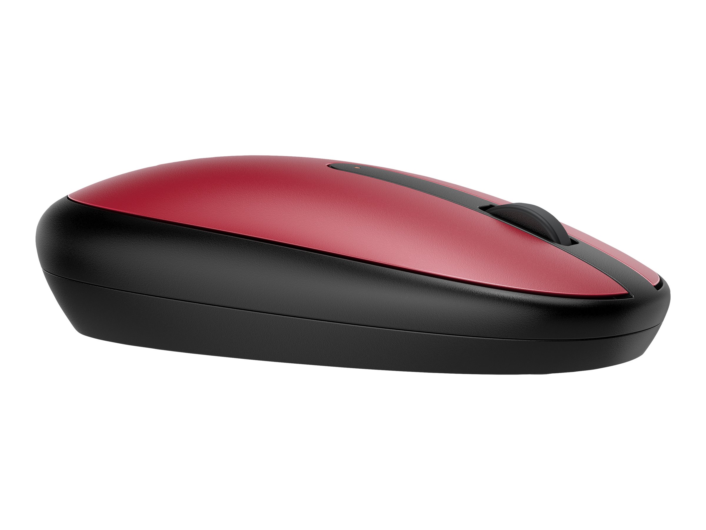 HP 240 - Souris - droitiers et gauchers - optique - 3 boutons - sans fil - Bluetooth 5.1 - récepteur sans fil USB - rouge - pour Laptop 15 - 43N05AA#ABB - Souris