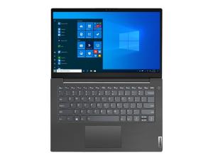 Lenovo V14 G2 ITL 82KA - Intel Core i3 - 1115G4 / jusqu'à 4.1 GHz - Win 11 Home - UHD Graphics - 8 Go RAM - 256 Go SSD NVMe - 14" TN 1920 x 1080 (Full HD) - Gigabit Ethernet - Wi-Fi 5 - noir - clavier : Français - 82KA00NJFR - Ordinateurs portables