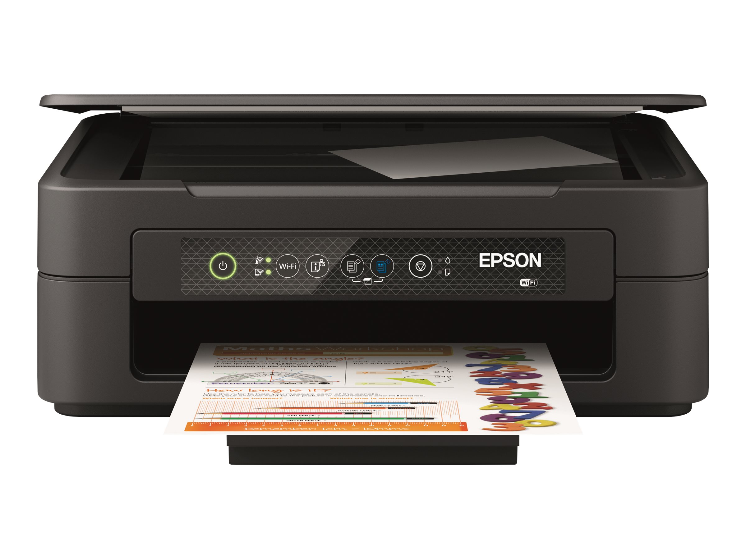 Epson Expression Home XP-2200 - Imprimante multifonctions - couleur - jet d'encre - A4/Legal (support) - jusqu'à 8 ppm (impression) - 50 feuilles - USB, Wi-Fi - noir - C11CK67403 - Imprimantes multifonctions
