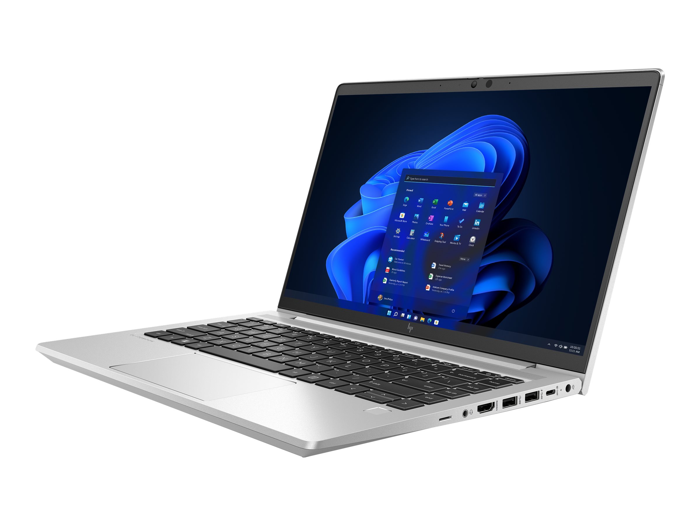 HP EliteBook 645 G9 Notebook - Conception de charnière à 180 degrés - AMD Ryzen 7 - 5825U - Win 10 Pro 64 bits (comprend Licence Win 11 Pro) - Radeon Graphics - 16 Go RAM - 512 Go SSD NVMe, HP Value - 14" IPS HP SureView Gen4 1920 x 1080 (Full HD) - Wi-Fi 6 - clavier : Français - 5Y405EA#ABF - Ordinateurs portables