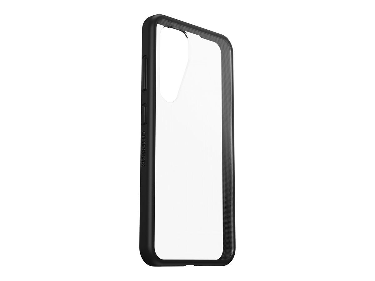 OtterBox React Series - Coque de protection pour téléphone portable - polycarbonate, élastomère thermoplastique (TPE) - cristal noir (incolore/noir) - pour Samsung Galaxy S24 - 77-94795 - Coques et étuis pour téléphone portable