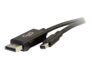 C2G 2m Mini DisplayPort to DisplayPort Adapter Cable 4K UHD - Black - Câble DisplayPort - Mini DisplayPort (M) pour DisplayPort (M) - 2 m - noir - 84301 - Câbles pour périphérique