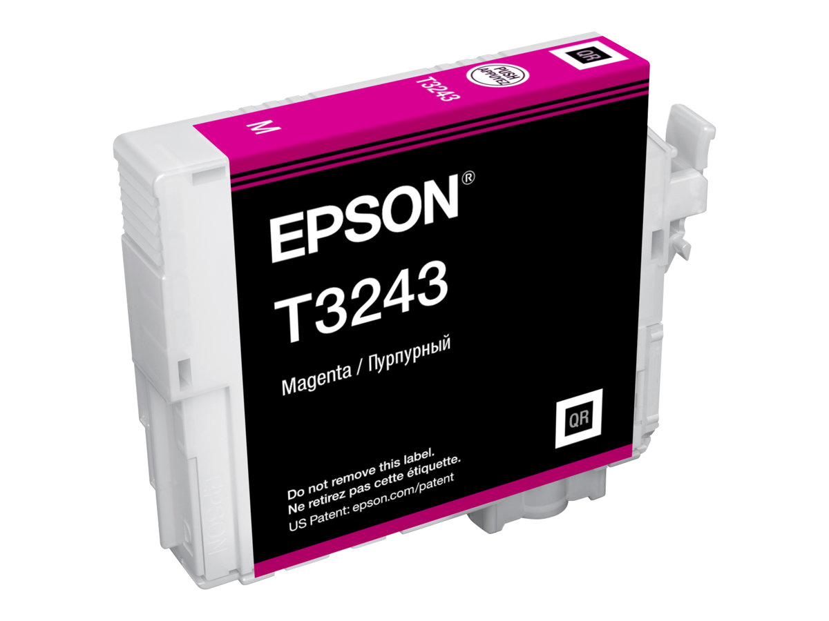 Epson T3243 - 14 ml - magenta - original - cartouche d'encre - pour SureColor P400, SC-P400 - C13T32434010 - Cartouches d'encre Epson