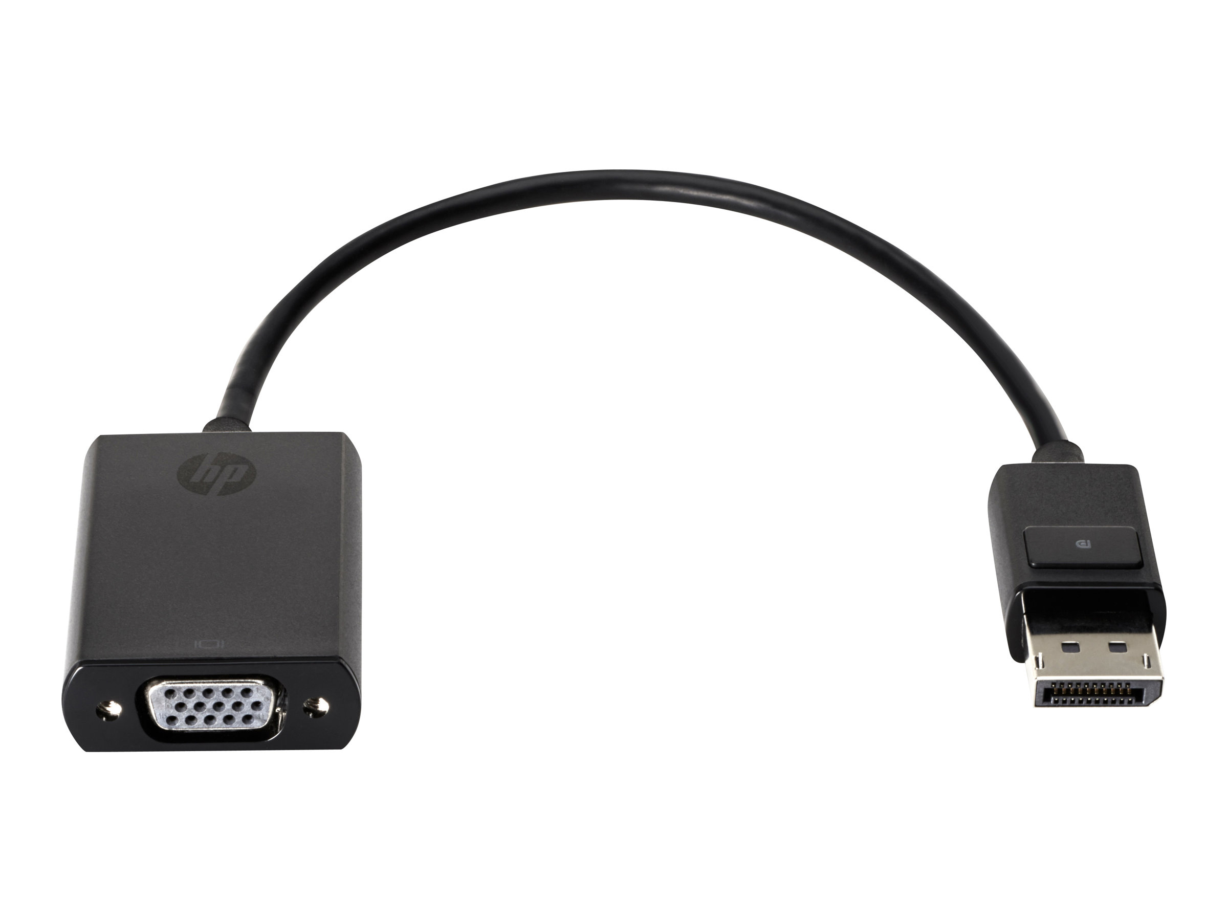 HP - Adaptateur VGA - DisplayPort (M) pour HD-15 (VGA) (F) - 20 cm - AS615AA - Câbles pour périphérique