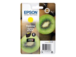 Epson 202 - 4.1 ml - jaune - original - cartouche d'encre - pour Expression Premium XP-6000, XP-6005, XP-6100, XP-6105 - C13T02F44010 - Cartouches d'encre Epson