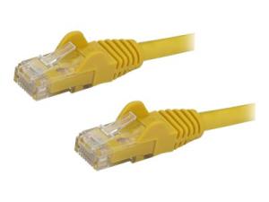 StarTech.com Câble réseau Cat6 UTP sans crochet - 50 cm Jaune - Cordon Ethernet RJ45 anti-accroc - Câble patch - Câble réseau - RJ-45 (M) pour RJ-45 (M) - 50 cm - UTP - CAT 6 - sans crochet, bloqué - jaune - N6PATC50CMYL - Câbles à paire torsadée