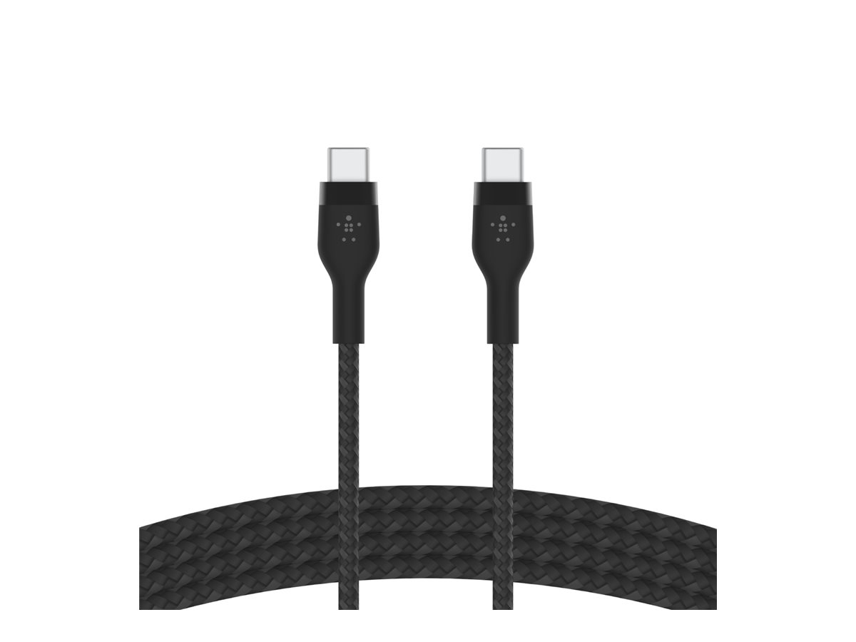 Belkin BOOST CHARGE - Câble USB - 24 pin USB-C (M) pour 24 pin USB-C (M) - 2 m - noir - CAB011BT2MBK - Câbles USB