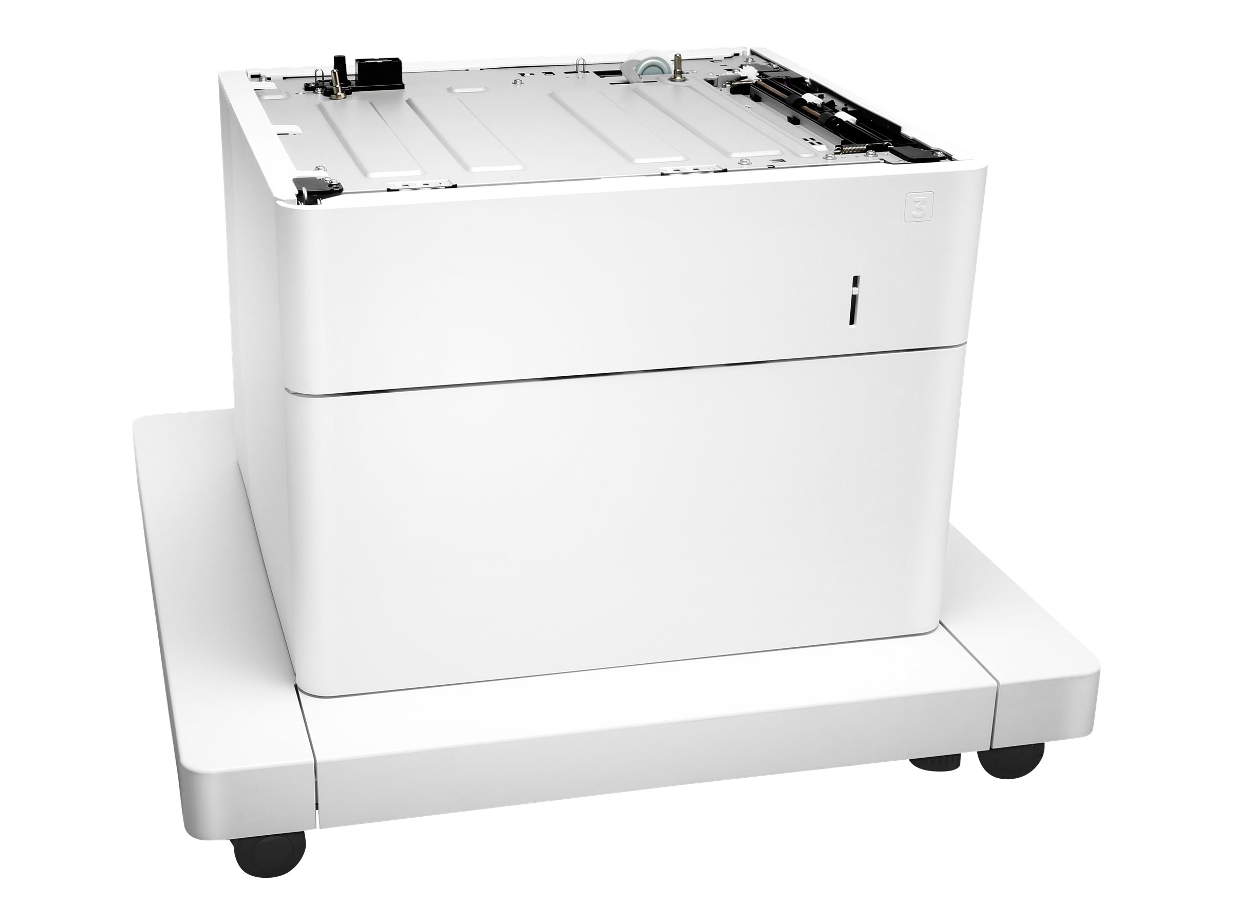 HP Paper Feeder and Cabinet - Base d'imprimante avec tiroir d'alimentation pour support d'impression - 550 feuilles dans 1 bac(s) - pour LaserJet Enterprise MFP M634; LaserJet Enterprise Flow MFP M634, MFP M635, MFP M636 - J8J91A - Accessoires pour imprimante