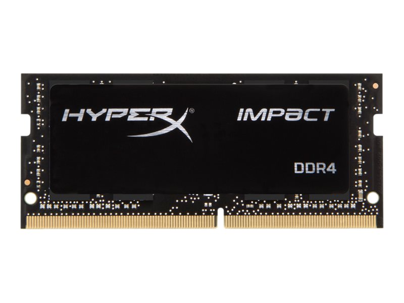 HyperX Impact - DDR4 - module - 32 Go - SO DIMM 260 broches - 2666 MHz / PC4-21300 - CL16 - 1.2 V - mémoire sans tampon - non ECC - HX426S16IB/32 - DDR4
