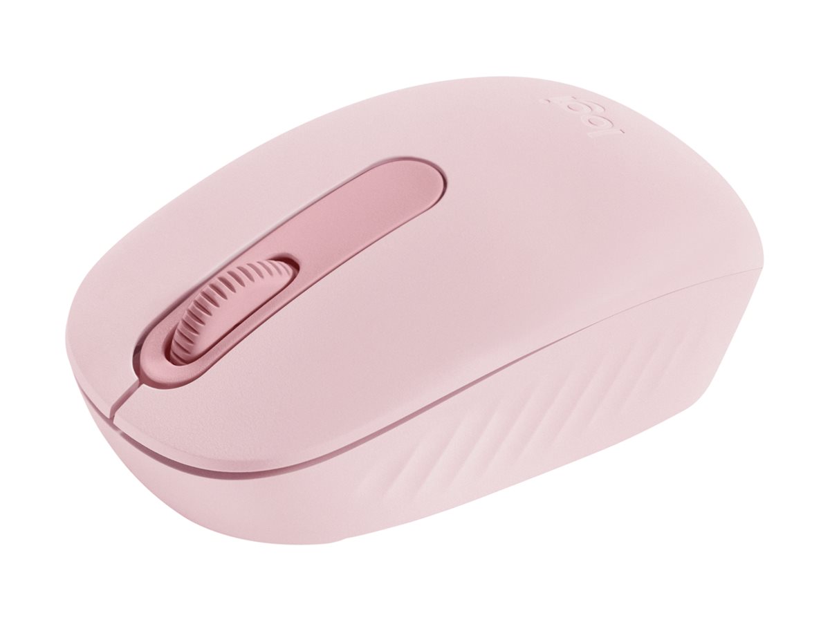 Logitech M196 - Souris - droitiers et gauchers - optique - 3 boutons - sans fil - Bluetooth - rose - 910-007461 - Souris