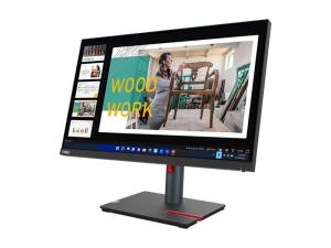 Lenovo P24q-30 - Écran LED - 23.8" - 2560 x 1440 QHD @ 60 Hz - IPS - 300 cd/m² - 1000:1 - 4 ms - HDMI, DisplayPort - noir corbeau - pour ThinkCentre neo 70t 11YU; ThinkPad P15 Gen 2 20YQ - 63B4GAT6EU - Écrans d'ordinateur