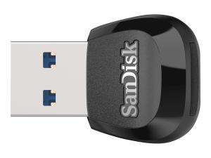 Sandisk MobileMate - Lecteur de carte (microSDHC UHS-I, microSDXC UHS-I) - USB 3.0 - SDDR-B531-GN6NN - Lecteurs de cartes