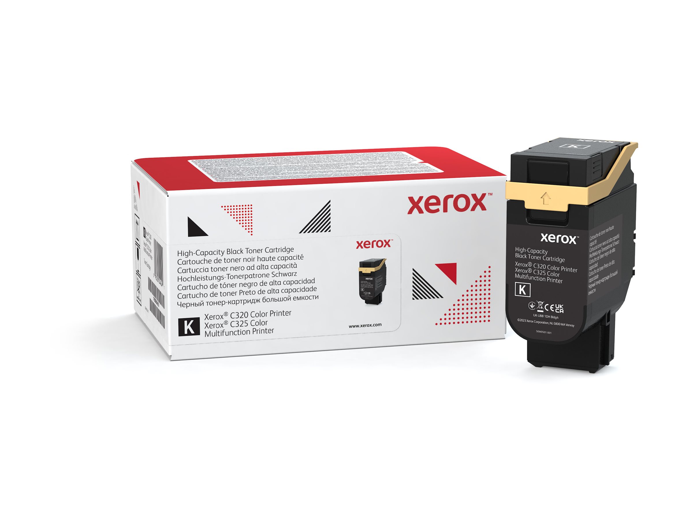 Xerox - Haute capacité - noir - original - boîte - cartouche de toner - pour Xerox C325 - 006R04831 - Cartouches de toner