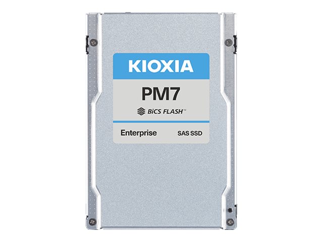 KIOXIA PM7-V Series KPM7VVUG1T60 - SSD - Enterprise - chiffré - 1600 Go - interne - 2.5" - SAS 22.5Gb/s - Self-Encrypting Drive (SED) - KPM7VVUG1T60 - Disques durs pour ordinateur portable
