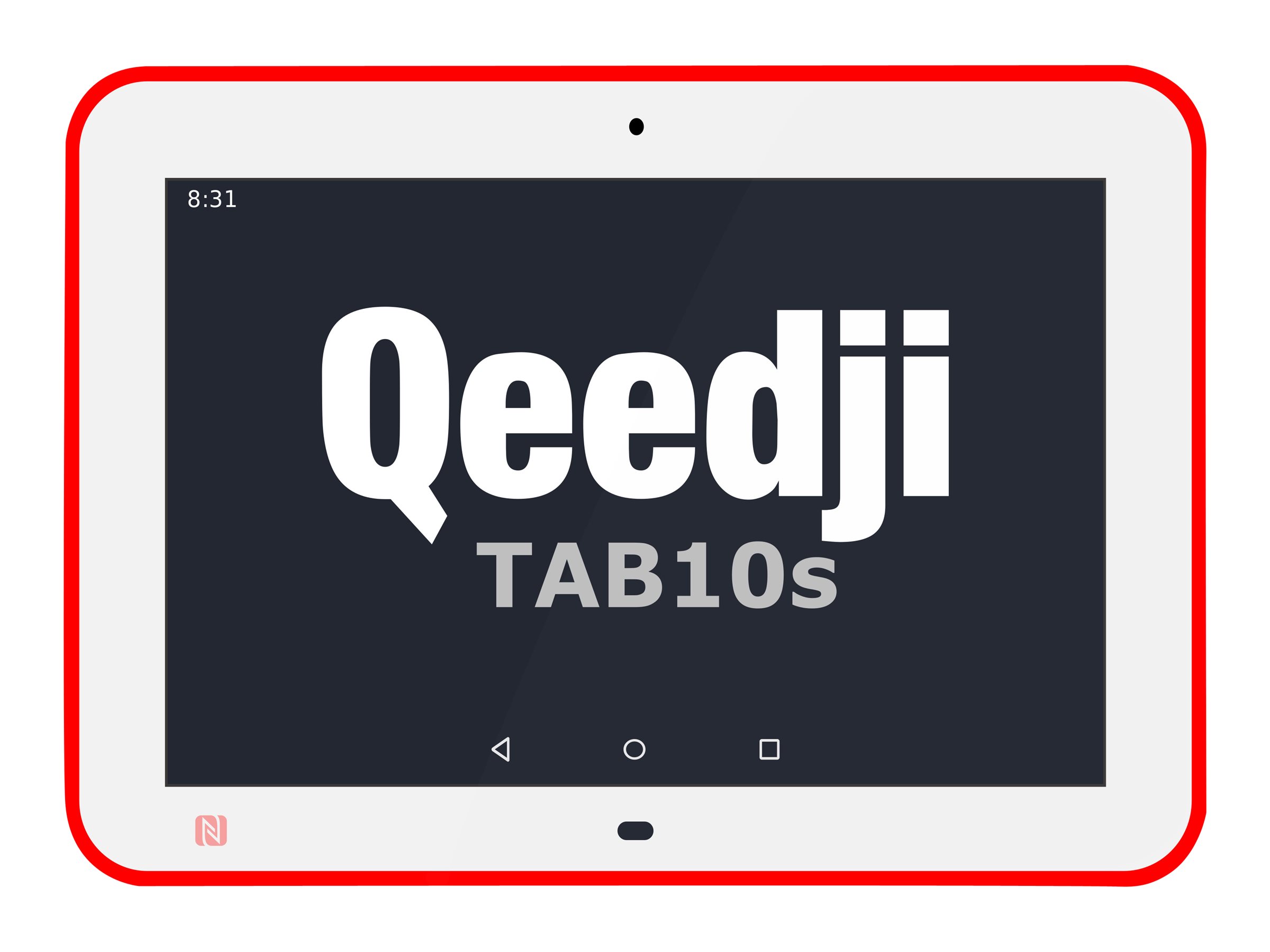 Qeedji TAB10s - Tablette - Android 9.0 (Pie) - 16 Go micro SD - 10.1" (1280 x 800) - TAB10S - Tablettes et appareils portables