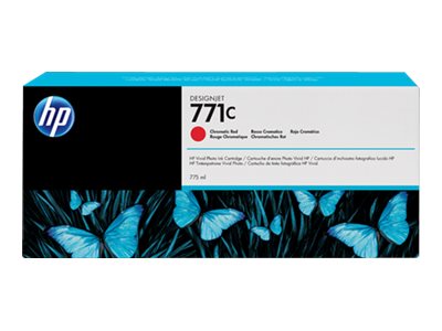 HP 771C - 775 ml - rouge chromatique - original - cartouche d'encre - pour DesignJet Z6200, Z6600, Z6610, Z6800, Z6810 - B6Y08A - Cartouches d'imprimante