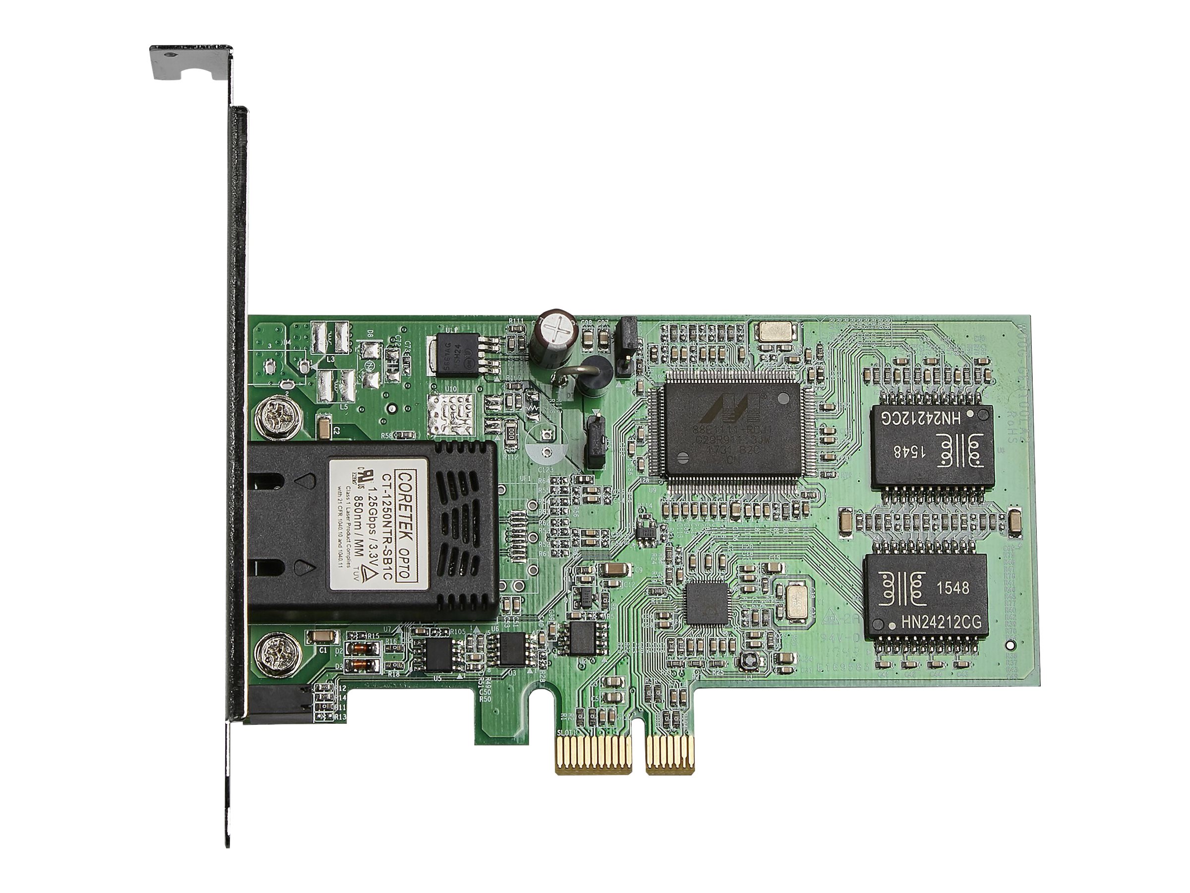 StarTech.com Carte réseau PCI Express à 1 port fibre optique Gigabit Ethernet Multimode SC - Adaptateur NIC PCIe GbE - 550m - Adaptateur réseau - PCIe - 1000Base-FX - PEX1000MMSC2 - Adaptateurs réseau PCI-e