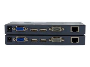 StarTech.com Extendeur prolongateur de console KVM de 15 0m sur Cat5 avec VGA et USB - Rallonge KVM - plus de CAT 5 - jusqu'à 150 m - SV565UTPUEU - Prolongateurs de signal