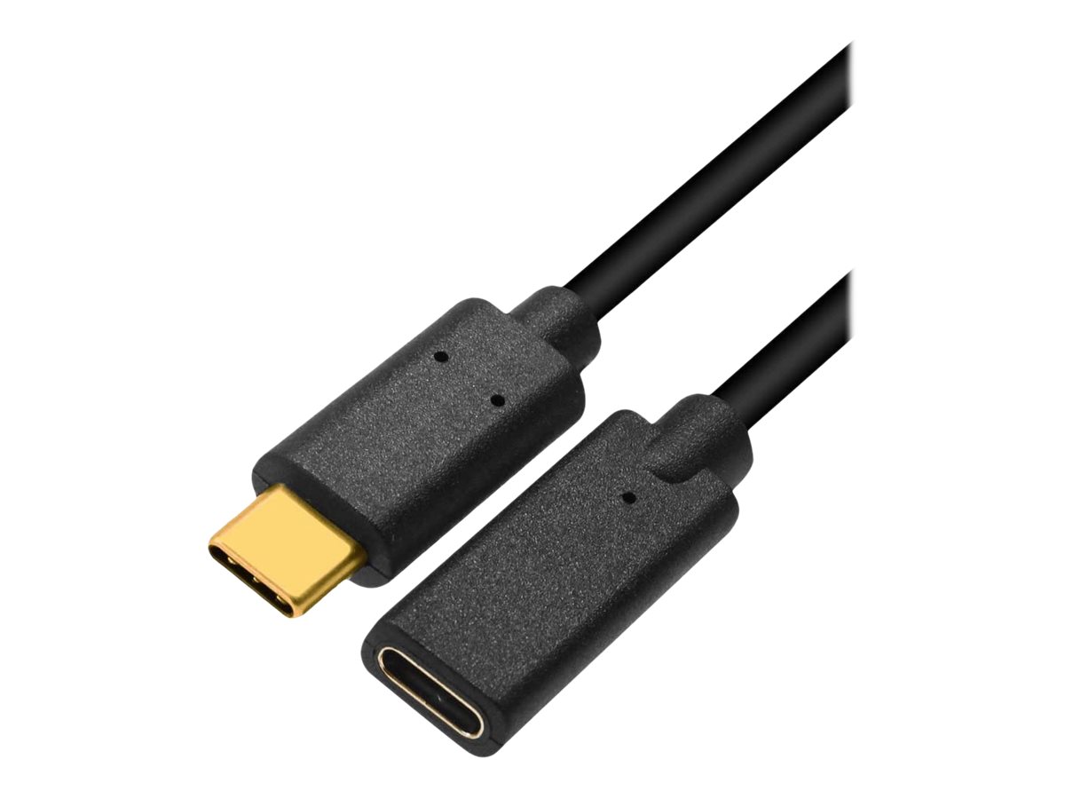 DLH - Câble d'extension USB - 24 pin USB-C (M) pour 24 pin USB-C (F) - USB 3.1 Gen 1 - 3 A - 2 m - DY-TU3856 - Câbles USB