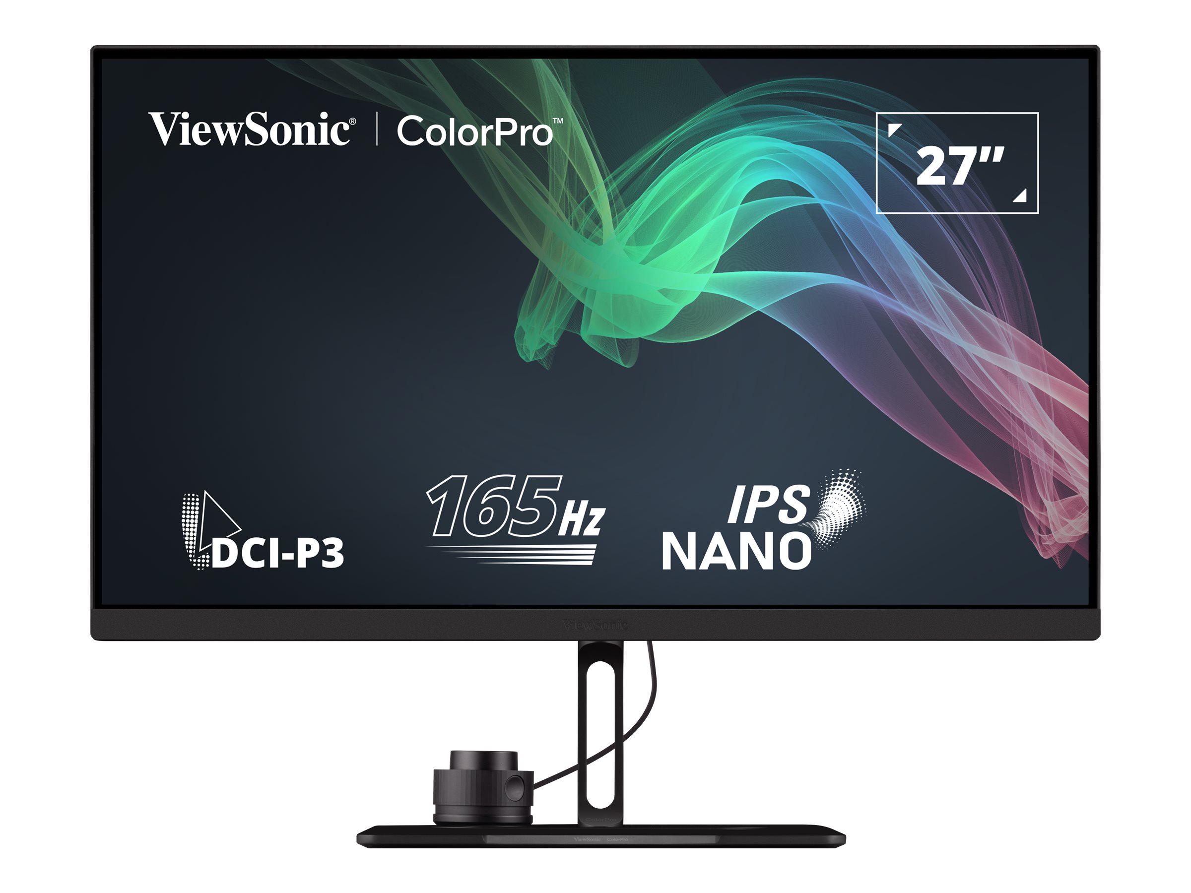 ViewSonic ColorPro VP2776 - Écran LED - 27" - 2560 x 1440 QHD @ 165 Hz - IPS - 400 cd/m² - 1000:1 - DisplayHDR 400 - 5 ms - 2xHDMI, DisplayPort, 2xUSB-C - haut-parleurs - VP2776 - Écrans d'ordinateur