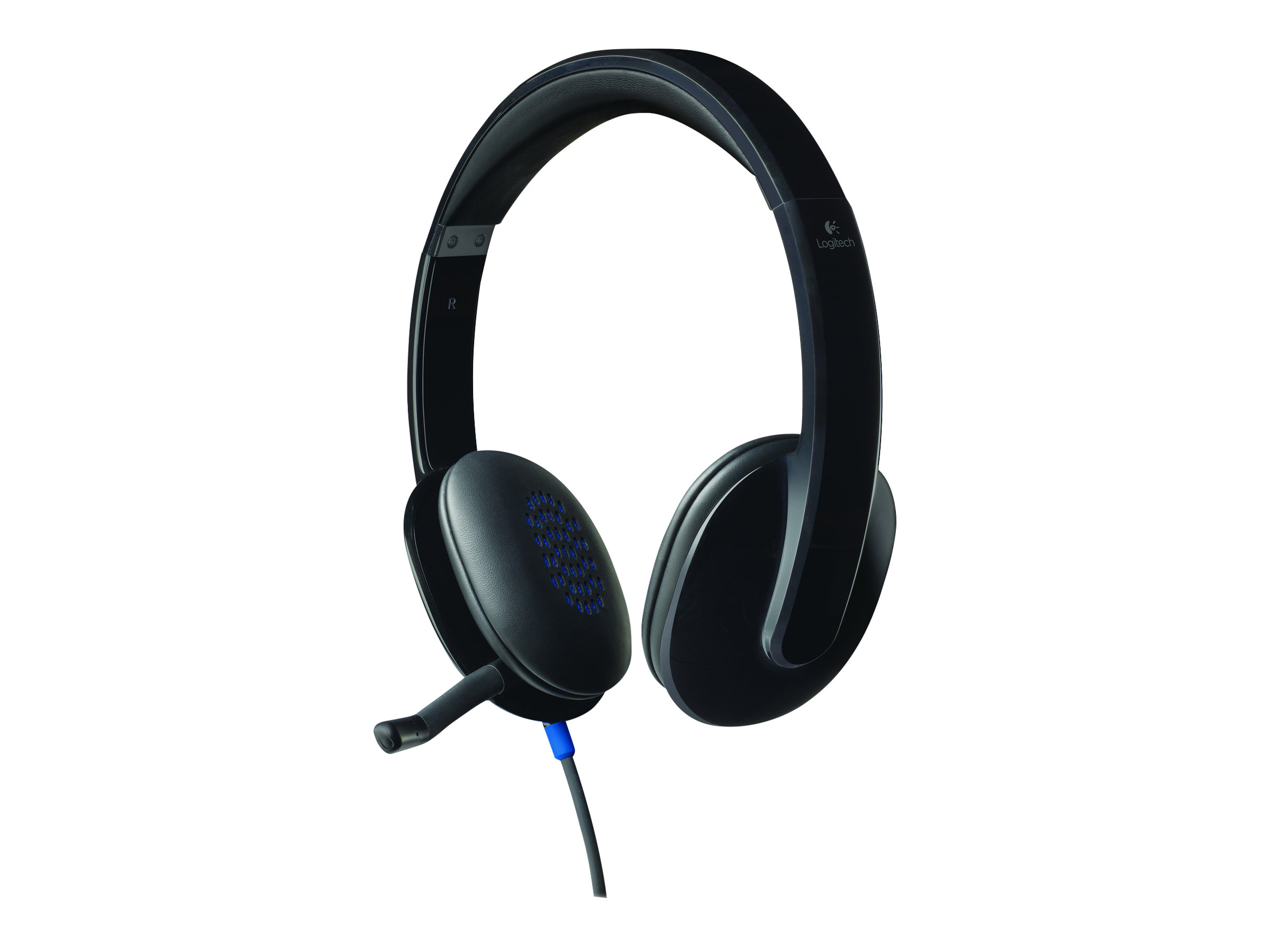 Casque USB Logitech H540 - Micro-casque - sur-oreille - filaire - 981-000480 - Écouteurs