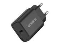 OtterBox - Adaptateur secteur - 20 Watt - 3 A - PD 3.0 (24 pin USB-C) - noir - 78-81362 - Batteries et adaptateurs d'alimentation pour téléphone cellulaire