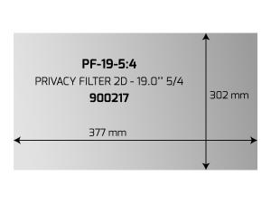 PORT - Filtre anti-indiscrétion - 19" - 900217 - Accessoires pour écran