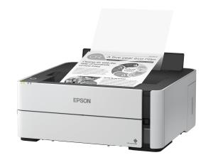 Epson EcoTank ET-M1180 - Imprimante - Noir et blanc - Recto-verso - jet d'encre - rechargeable - A4/Legal - 1 200 x 2 400 ppp - jusqu'à 20 ppm - capacité : 250 feuilles - USB 2.0, LAN, Wi-Fi - C11CG94402 - Imprimantes jet d'encre