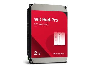 WD Red Pro WD2002FFSX - Disque dur - 2 To - interne - 3.5" - SATA 6Gb/s - 7200 tours/min - mémoire tampon : 64 Mo - WD2002FFSX - Disques durs internes