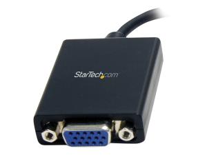 StarTech.com Adaptateur vidéo Mini DisplayPort vers VGA - Convertisseur Mini DP vers HD15 - M/F - 1920x1200 - Blanc - Adaptateur vidéo - Mini DisplayPort (M) pour HD-15 (VGA) (F) - DisplayPort 1.2 - 13 cm - actif - noir - pour P/N: DKT31CMDPHPD, DP2MDPMF3, DP2MDPMF6IN - MDP2VGA - Câbles vidéo