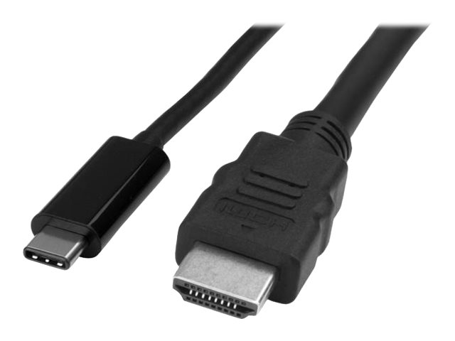 StarTech.com USB C vers HDMI - Câble adaptateur USB Type C vers HDMI de 1 m - Compatbile Thunderbolt 3 - Convertisseur USB C - 4K 30 Hz - Adaptateur vidéo externe - USB-C - HDMI - pour P/N: TB33A1C - CDP2HDMM1MB - Adaptateurs vidéo grand public