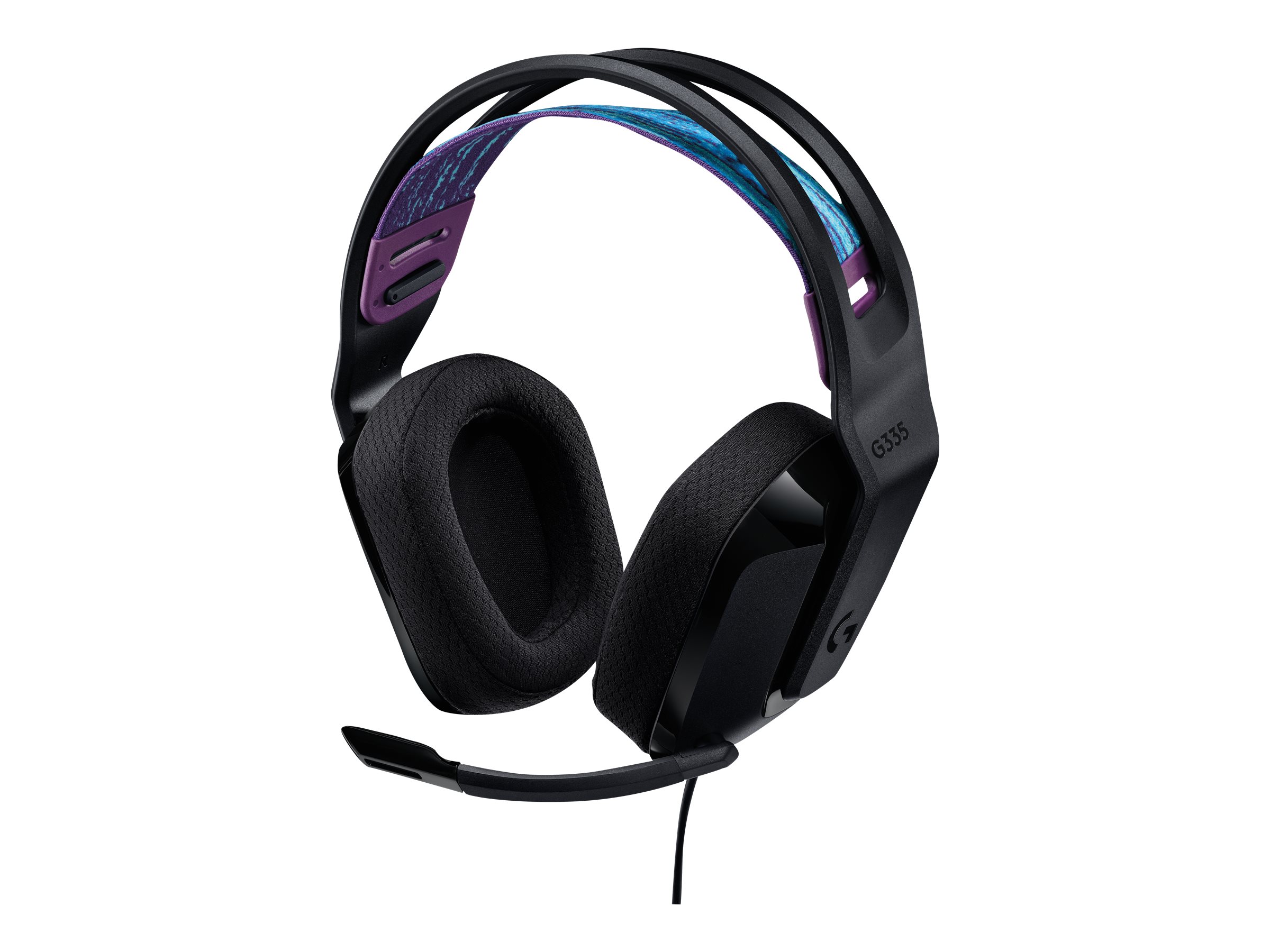 Logitech G G335 - Micro-casque - circum-aural - filaire - jack 3,5mm - Certifié Discord - 991-000432 - Écouteurs