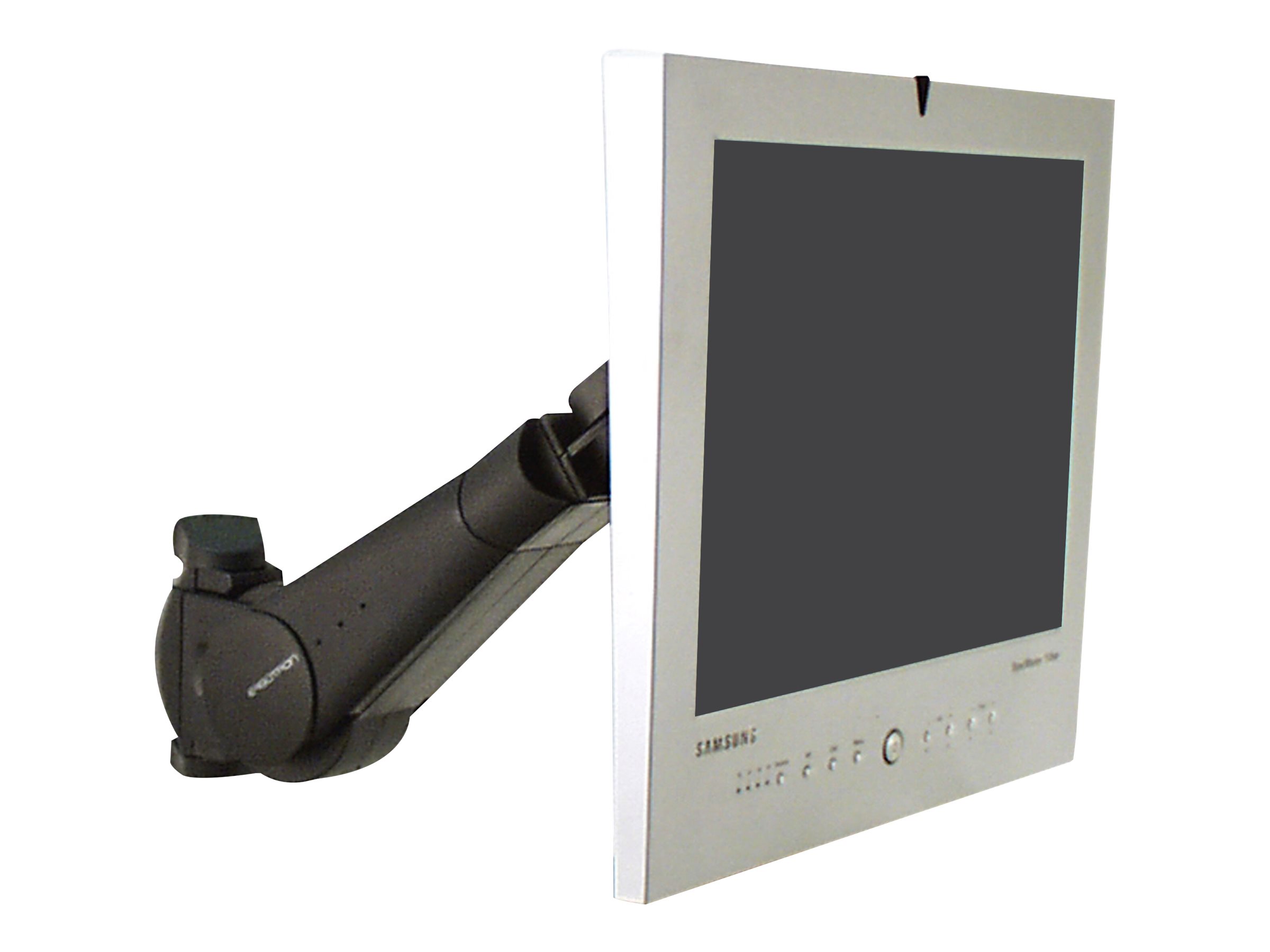 Ergotron 400 Series - Kit de montage (bras pour moniteur) - pour moniteur - noir - Taille d'écran : jusqu'à 24 pouces - montable sur mur - 45-007-085 - Accessoires pour écran