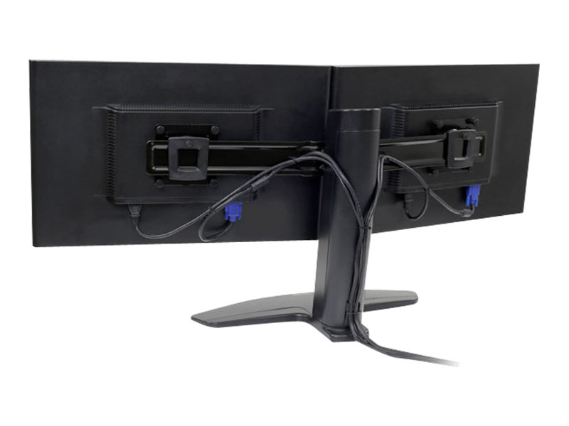 Ergotron Neo-Flex - Pied - pour 2 écrans LCD - noir - Taille d'écran : jusqu'à 24 pouces - ordinateur de bureau - 33-396-085 - Accessoires pour écran