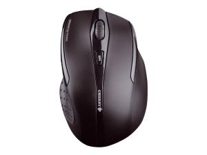 CHERRY MW 3000 - Souris - pour droitiers - infrarouge - 5 boutons - sans fil - 2.4 GHz - récepteur sans fil USB - noir - JW-T0100 - Souris