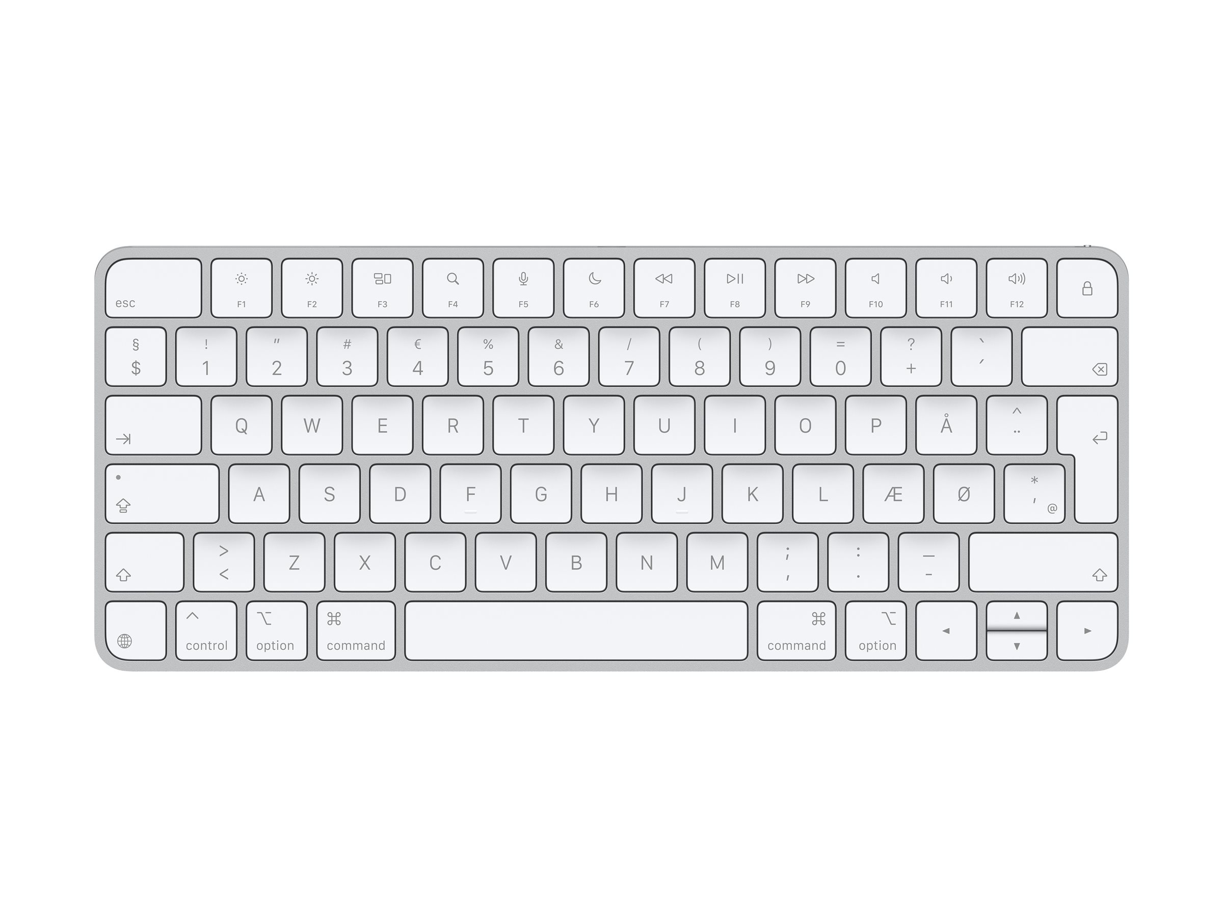 Apple Magic Keyboard - Clavier - USB-C - sans fil - Bluetooth - QWERTY - Danois - MXCL3DK/A - Claviers