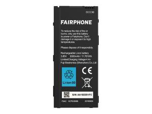 Fairphone - Batterie - Li-Ion - 3000 mAh - noir - pour Fairphone 3 - 000-0028-000000-0003 - Batteries spécifiques