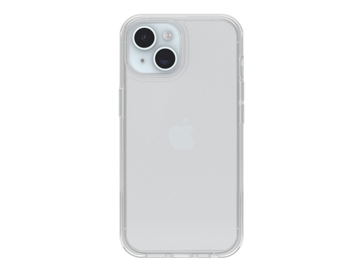 OtterBox Symmetry Series - Coque de protection pour téléphone portable - compatibilité avec MagSafe - clair - pour Apple iPhone 13, 14, 15 - 77-92674 - Coques et étuis pour téléphone portable