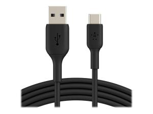 Belkin BOOST CHARGE - Câble USB - 24 pin USB-C (M) pour USB (M) - 2 m - noir - CAB001BT2MBK - Câbles USB