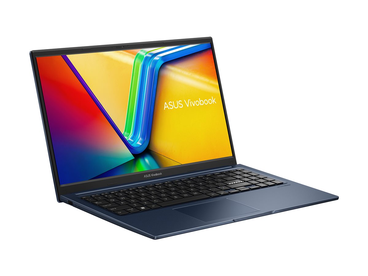 ASUS VivoBook 15 X1504VA-BQ941W - Conception de charnière à 180 degrés - Intel Core i7 - 1355U / jusqu'à 5 GHz - Win 11 Home - Carte graphique Intel Iris Xe - 16 Go RAM - 1 To SSD NVMe - 15.6" 1920 x 1080 (Full HD) - Wi-Fi 6 - bleu calme - 90NB10J1-M01500 - Ordinateurs portables