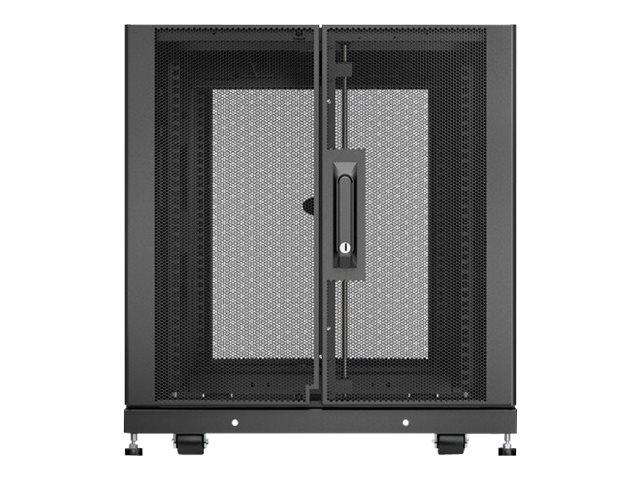 APC NetShelter SX - Rack armoire - noir - 12U - 19" - pour P/N: SURT48RMXLBP - AR3103 - Accessoires pour serveur
