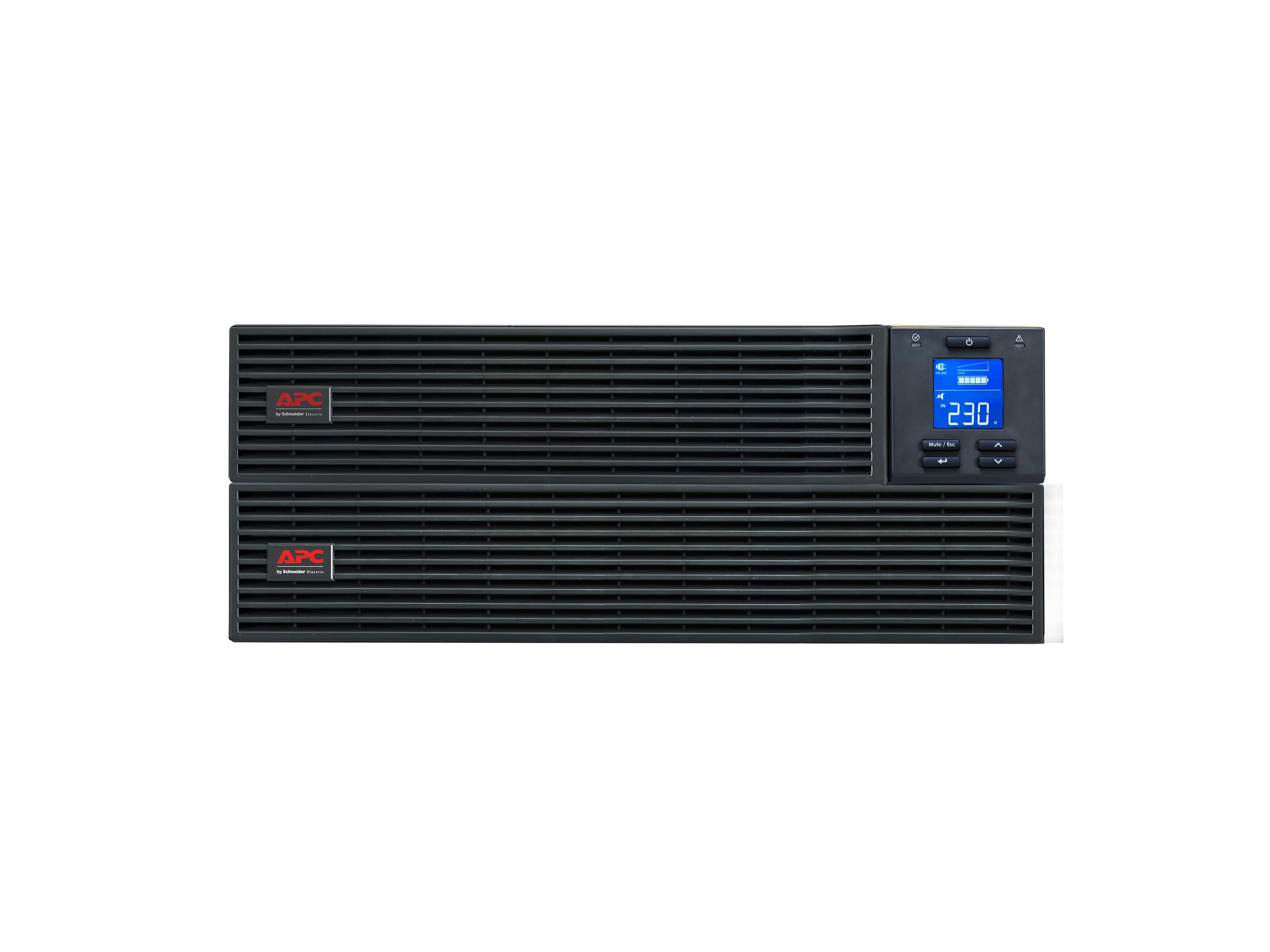 APC Easy UPS SRV SRV2KRILRK - Onduleur (rack-montable) - CA 220/230/240 V - 1600 Watt - 2000 VA - USB, RS-232 - connecteurs de sortie : 4 - PFC - avec Kit de rail - SRV2KRILRK - UPS montables sur rack