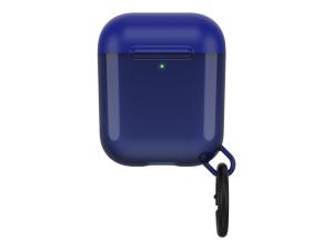 OtterBox Ispra Series - Étui pour écouteurs sans fil - polycarbonate, alliage de zinc, élastomère thermoplastique (TPE) - bleue combinaison spatiale - pour Apple AirPods (1ère génération, 2e génération) - 77-65503 - Étuis pour casque