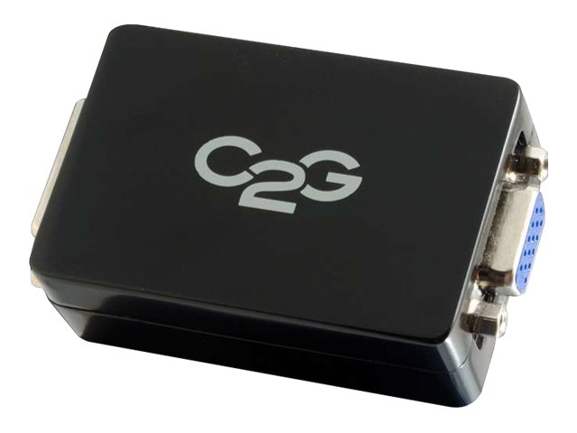 C2G Pro DVI-D to VGA Converter - Convertisseur vidéo - DVI - VGA - noir - 82401 - Convertisseurs vidéo