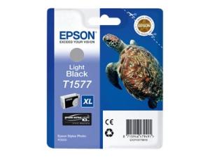 Epson T1577 - 25.9 ml - noir clair - original - blister - cartouche d'encre - pour Stylus Photo R3000 - C13T15774010 - Cartouches d'imprimante