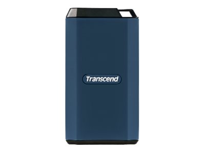 Transcend ESD410C - SSD - chiffré - 1 To - externe (portable) - USB (USB-C connecteur) - AES 256 bits - bleu foncé - TS1TESD410C - Disques SSD