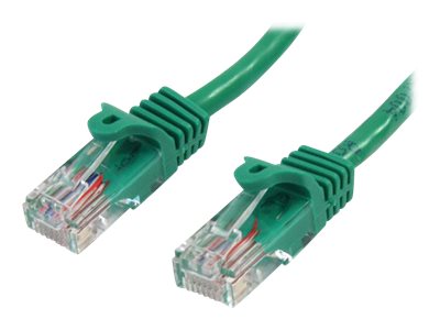 StarTech.com Câble réseau Cat5e UTP sans crochet de 1 m - Cordon Ethernet RJ45 anti-accroc - Câble patch - M/M - Vert - Cordon de raccordement - RJ-45 (M) pour RJ-45 (M) - 1 m - UTP - CAT 5e - moulé, sans crochet - vert - 45PAT1MGN - Câbles à paire torsadée