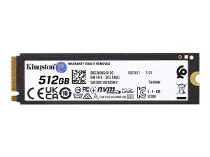 Kingston KC3000 - SSD - 512 Go - interne - M.2 2280 - PCIe 4.0 (NVMe) - pour Intel Next Unit of Computing 12 Pro Kit - NUC12WSKi5 - SKC3000S/512G - Disques SSD