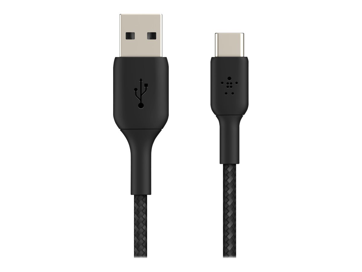 Belkin BOOST CHARGE - Câble USB - 24 pin USB-C (M) pour USB (M) - 15 cm - noir - CAB002BT0MBK - Câbles USB