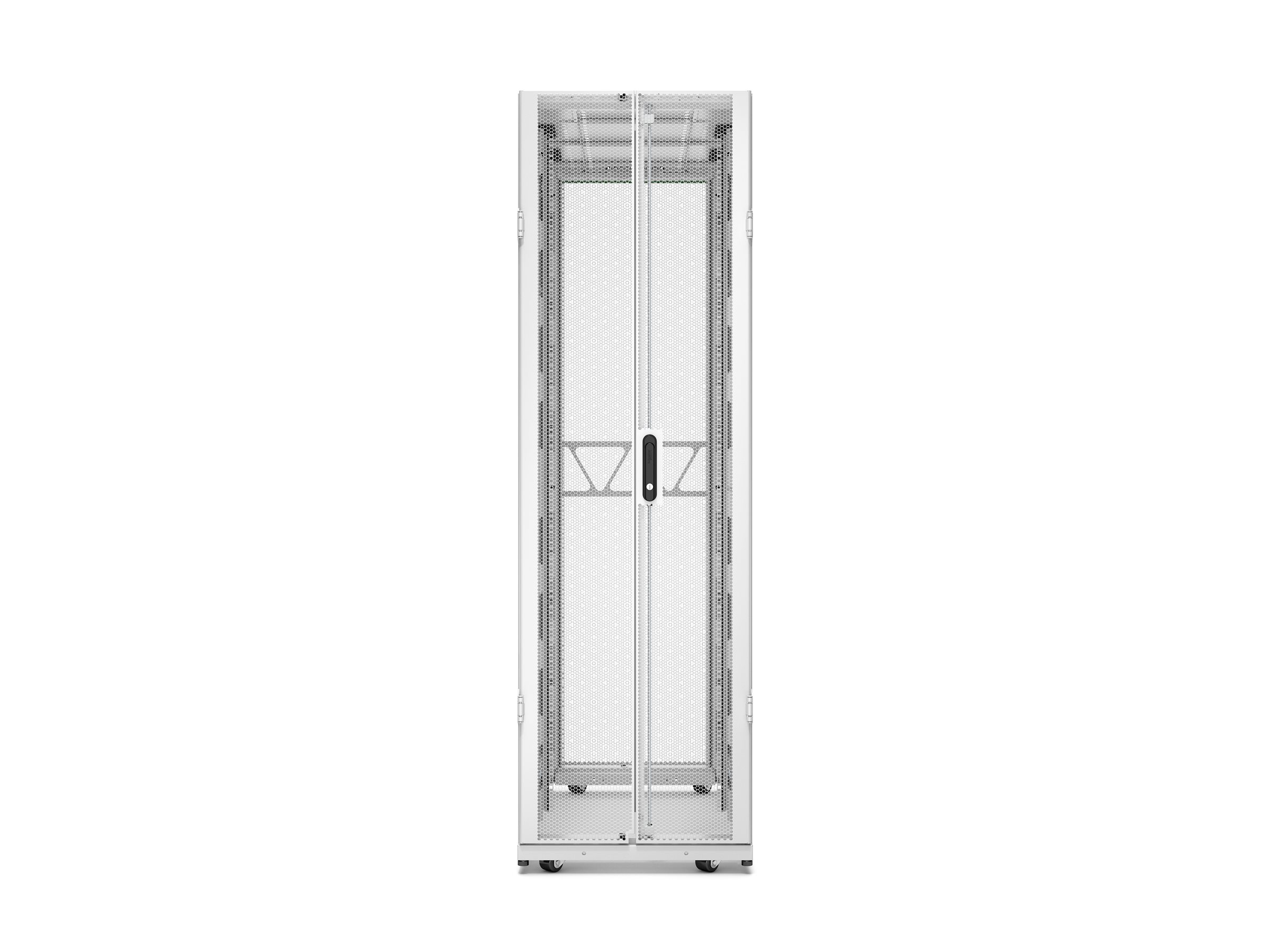 APC NetShelter SX Gen 2 - Rack armoire - H 1991 x L 600 x P 1200 mm, avec les côtés - sur le sol - blanc - 42U - 19" - AR3300W2 - Accessoires pour serveur